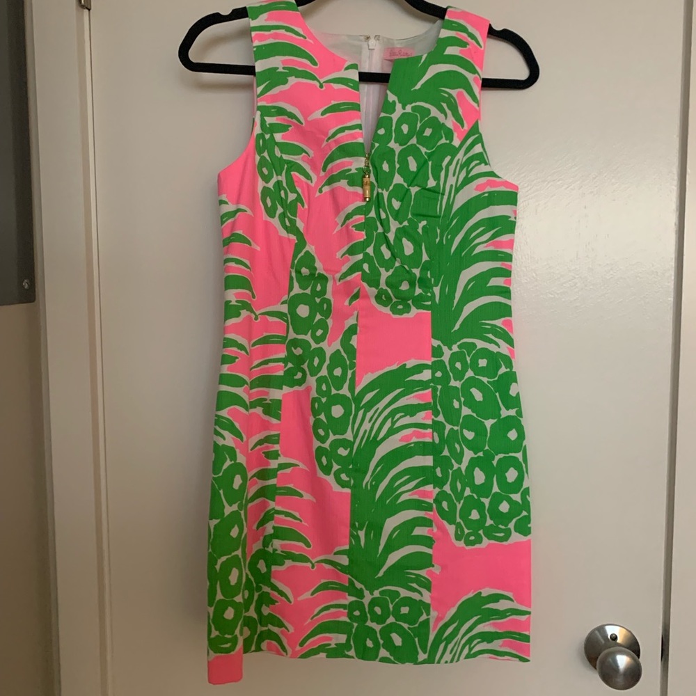 Lilly Pulitzer Mila Shift in Pink Pout Flamenco